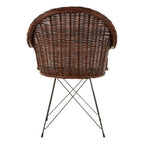 Dark Rattan Chair