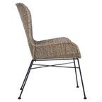 Curved Design Natural Rattan Chair