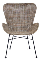 Curved Design Natural Rattan Chair