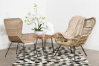 Curved Design Natural Rattan Chair
