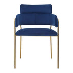 Blue Velvet Dining Chair