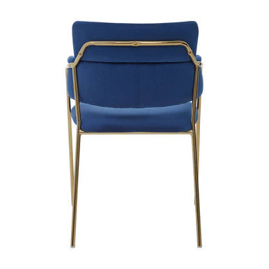 Blue Velvet Dining Chair