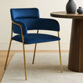 Blue Velvet Dining Chair