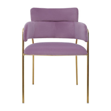 Pink Velvet Dining Chair
