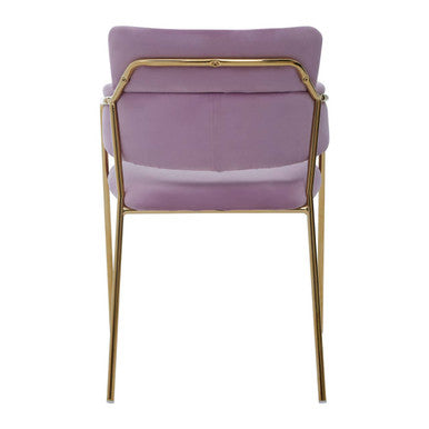 Pink Velvet Dining Chair