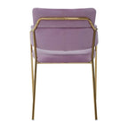 Pink Velvet Dining Chair