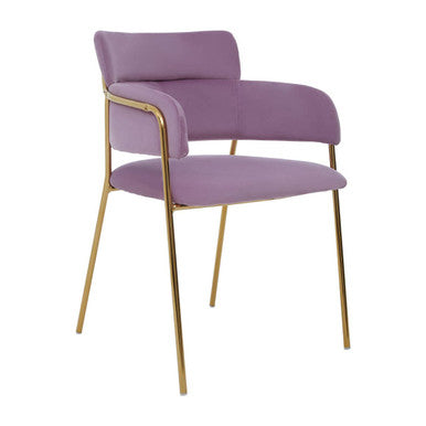 Pink Velvet Dining Chair