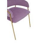 Pink Velvet Dining Chair