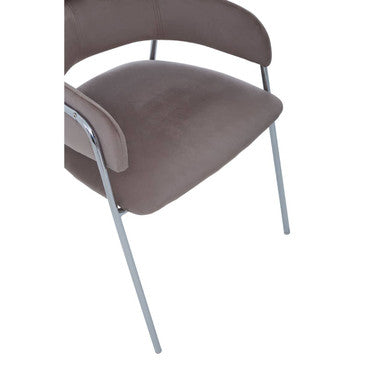 Mink Velvet Dining Chair