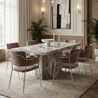 Mink Velvet Dining Chair