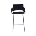 Black Velvet Bar Chair