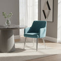 Light Blue Splayed Dining Chair