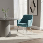 Light Blue Splayed Dining Chair