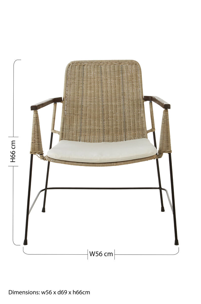 Traditional Design Natural Rattan Chair