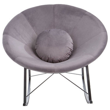 Grey Conic Rocking Chair