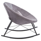 Grey Conic Rocking Chair
