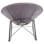 Grey Conic Rocking Chair