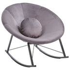 Grey Conic Rocking Chair