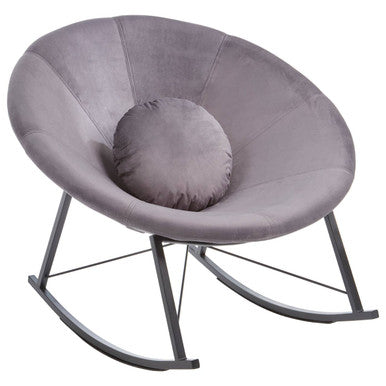 Grey Conic Rocking Chair