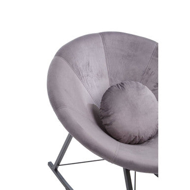 Grey Conic Rocking Chair