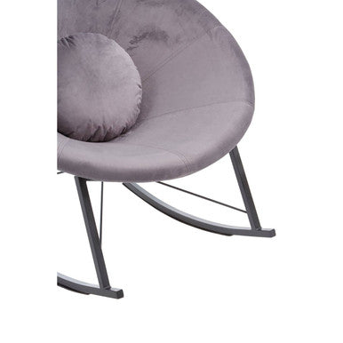 Grey Conic Rocking Chair
