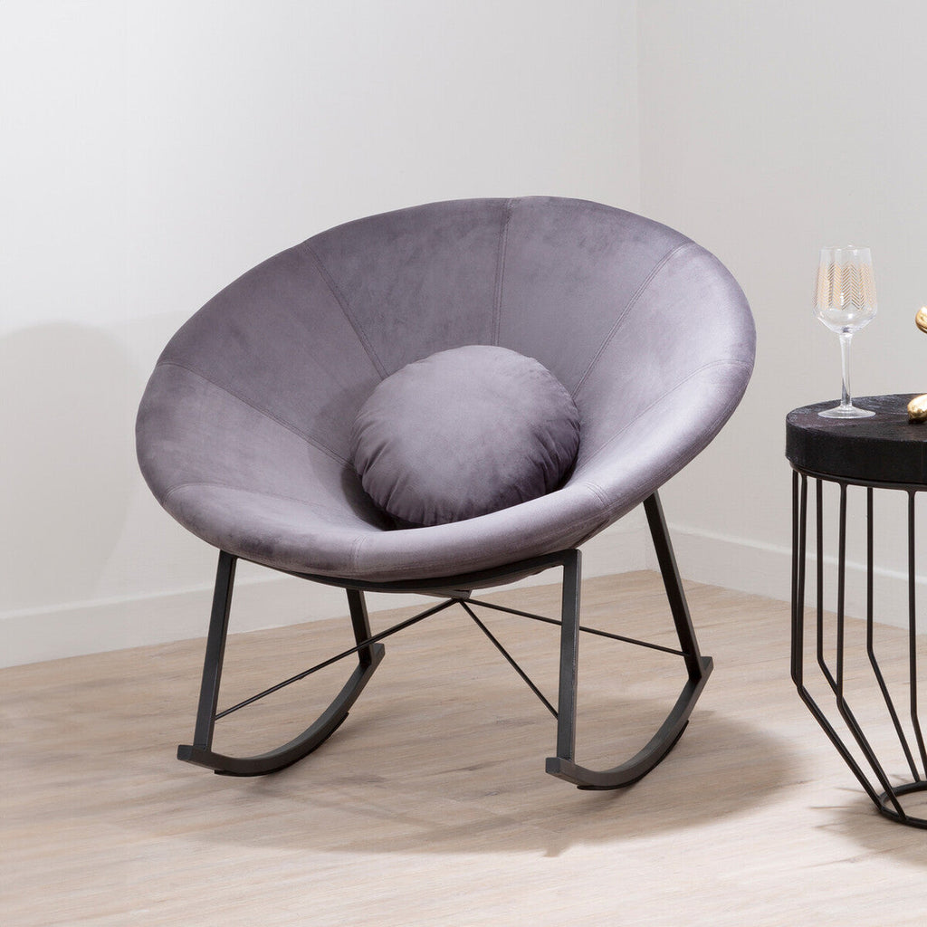 Grey Conic Rocking Chair