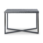Black Shell Inlay Console Table