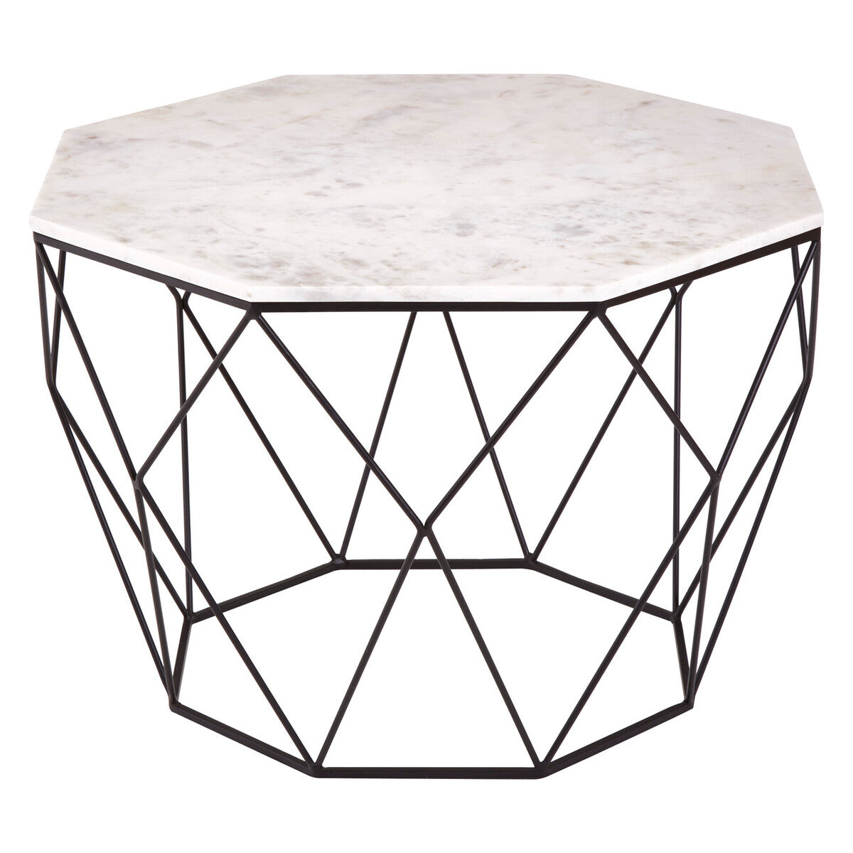 White Marble Top Octagon Table