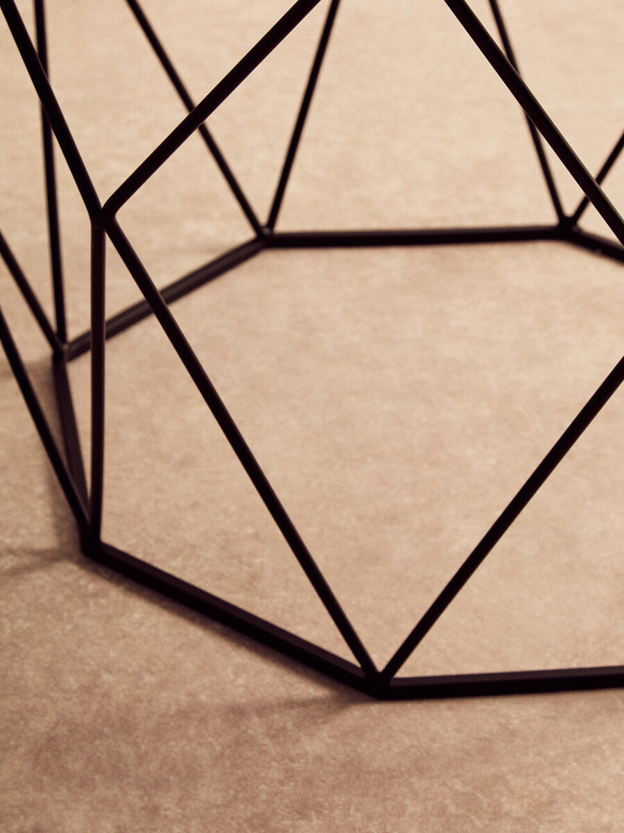 White Marble Top Octagon Table