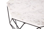 White Marble Top Octagon Table