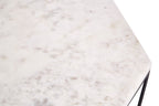 White Marble Top Octagon Table