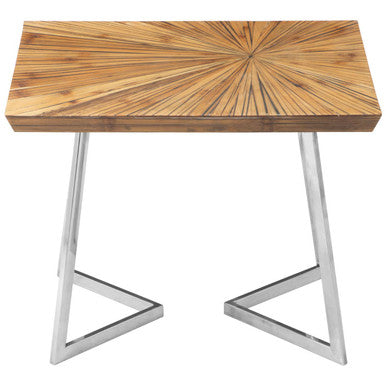 Natural Bamboo Side Table