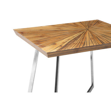 Natural Bamboo Side Table