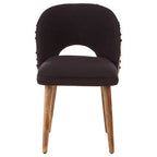Black and White Fabric Moroccan Design Chair