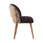 Black and White Fabric Moroccan Design Chair