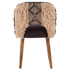 Black and White Fabric Moroccan Design Chair