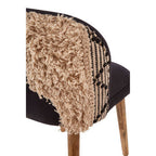 Black and White Fabric Moroccan Design Chair