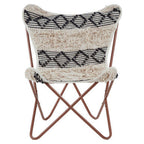 Black and White Pattern Butterfly Chair