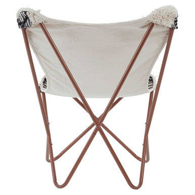 Black and White Pattern Butterfly Chair