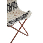 Black and White Pattern Butterfly Chair