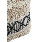 Shaggy Diamond Stitch Pouffe