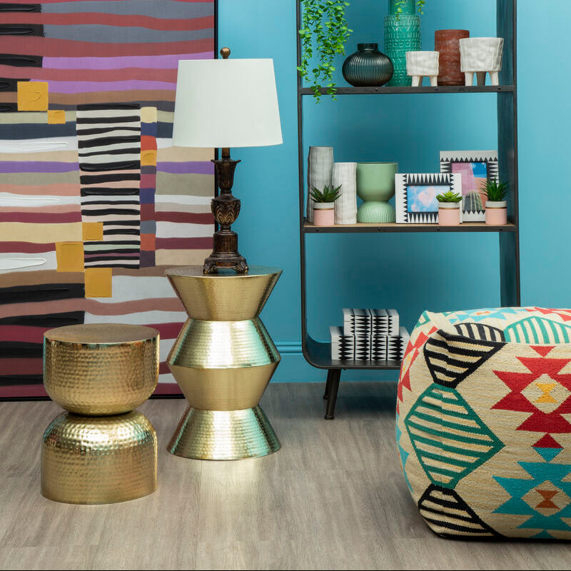 Multicolour Pouffe