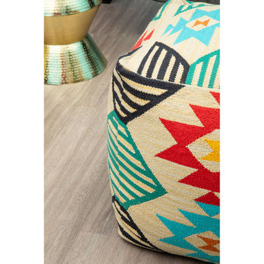 Multicolour Pouffe