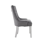 Grey Velvet Dining Chair