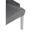 Grey Velvet Dining Chair