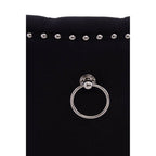 Button-Tufted Black Dining Chair