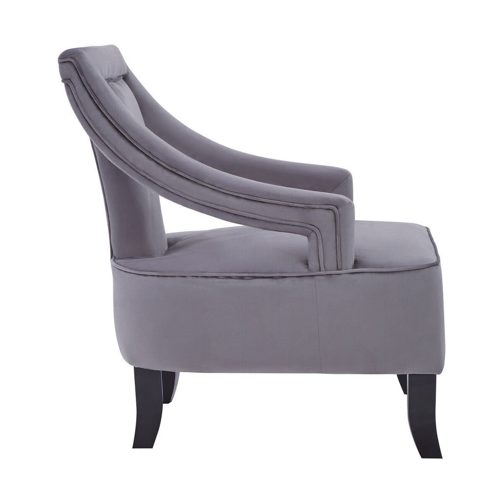 Grey Velvet Chair