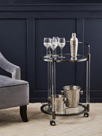 Grey Velvet Chair