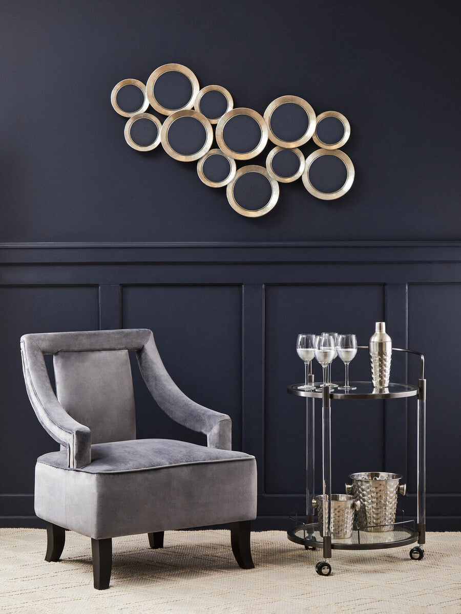 Grey Velvet Chair