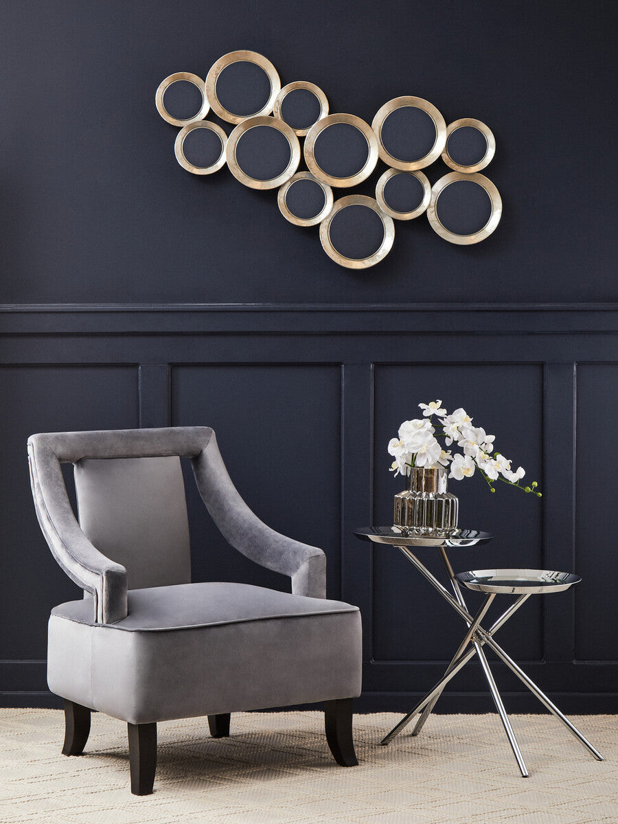 Grey Velvet Chair